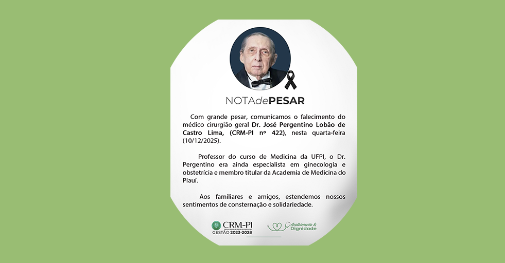 Piauí perde o cirurgião geral Dr. José Pergentino Lobão