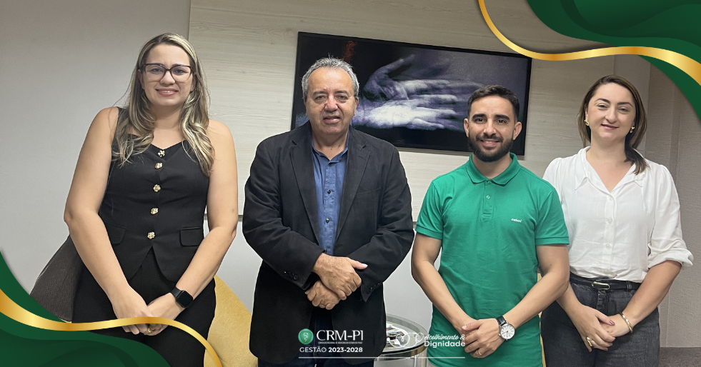 Autoridades de Santana do Piauí visitam CRM-PI para tratar do CRM Itinerante